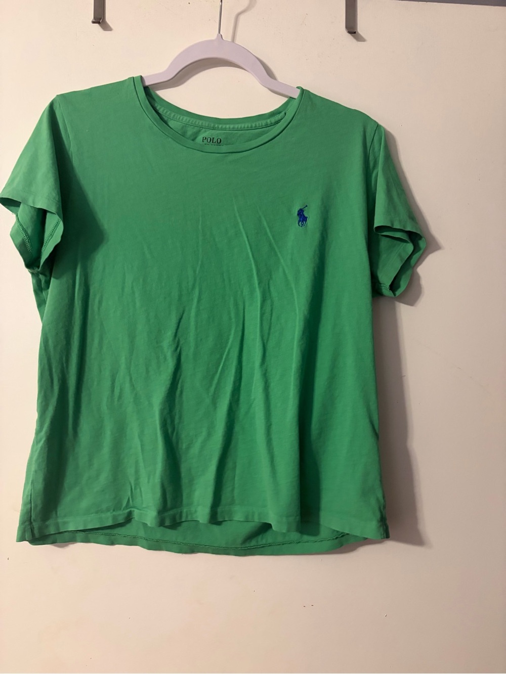 Polo by Ralph Lauren Green Short Sleeve Tee with Blue Pony
